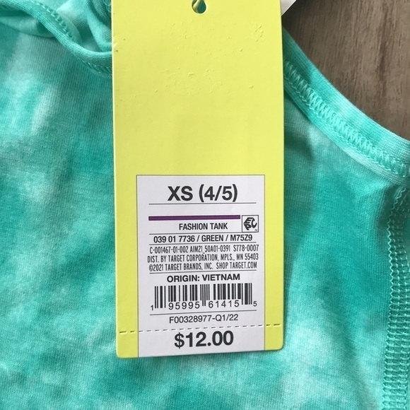 Girls xs fashion tank size 4/5 - Picture 3 of 7